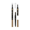 Eyebrow pencil with sponge and brush 3in1