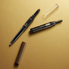 Eyebrow pencil with sponge and brush 3in1