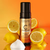 Brightening face cleansing foam