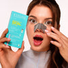 Purifying nose strips with activated charcoal