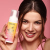 Delicate and brightening face cleansing foam