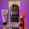 Brazilian Body holiday set - gel lotion, self-tanning drops and velvet glove