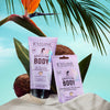 Brazilian Body holiday set - gel lotion, self-tanning drops and velvet glove